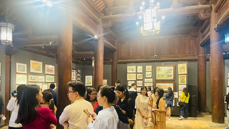 Hà Nội Art Fair mở ra những không gian nghệ thuật ấn tượng.