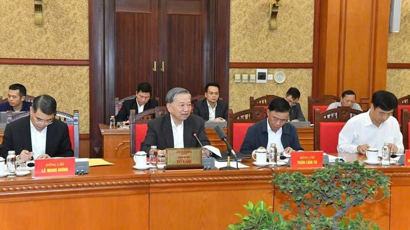 Tổng Bí thư Tô Lâm chủ trì phiên họp thứ hai của Ban Chỉ đạo Trung ương về phát triển khoa học, công nghệ, đổi mới sáng tạo và chuyển đổi số, ngày 4/3/2025.