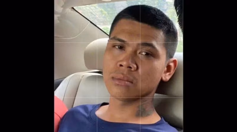 Đối tượng Lê Văn Hân bị tạm giữ. 