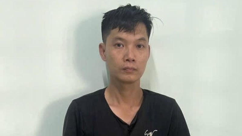 Đối tượng Bùi Văn Hùng đã bị tạm giữ. 