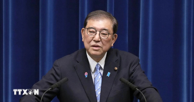 Thủ tướng Nhật Bản Shigeru Ishiba. (Ảnh: Kyodo/TTXVN)