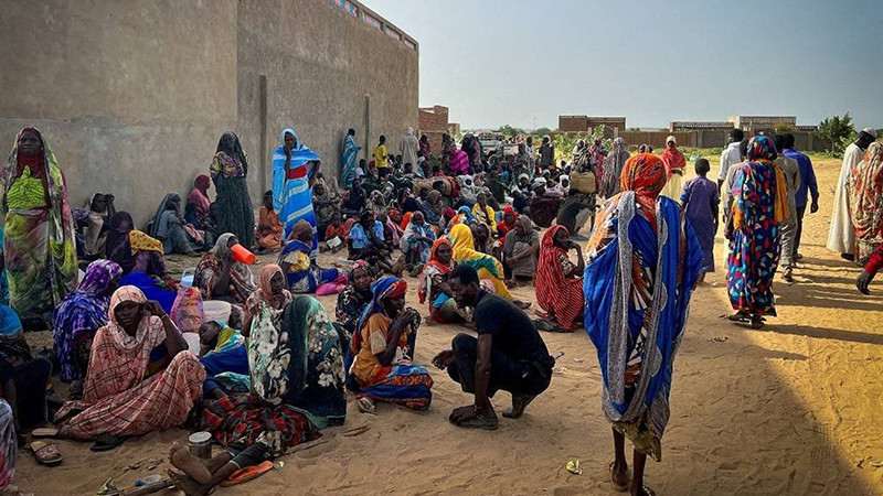 Người tị nạn Sudan ở CH Chad. (Ảnh REUTERS)