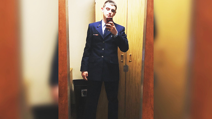 Hình ảnh nghi phạm Jack Teixeira. Ảnh: CNN