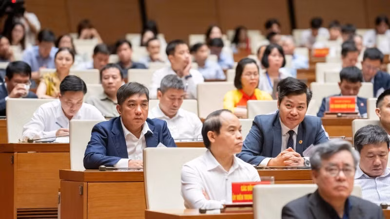 Đại diện các doanh nghiệp tư nhân tham dự Hội nghị toàn quốc quán triệt và triển khai thực hiện Nghị quyết số 66-NQ/TW và Nghị quyết số 68-NQ/TW ngày 18/5.