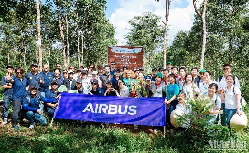 Airbus, CCIFV và Trung tâm Gaia khởi động dự án "Rừng cộng đồng" tại Khu Dự trữ sinh quyển Đồng Nai.