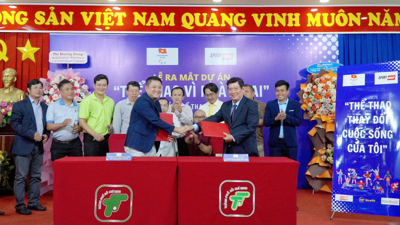 Ủy ban Paralympic Việt Nam và Sport Group ký kết phát triển thể thao cộng đồng cho người khuyết tật giai đoạn 2024-2029.
