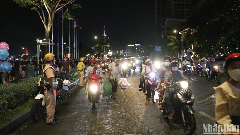 Cảnh sát giao thông Thành phố Hồ Chí Minh làm nhiệm vụ (Ảnh minh họa)