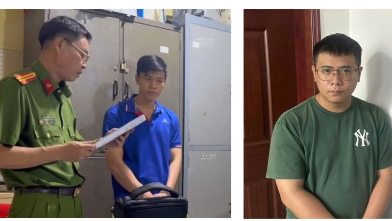 Khởi tố bị can Nguyễn Hoàng An và bị can Đặng Hữu Thiên Hưng. 