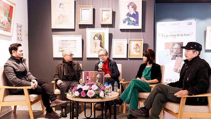 Một buổi ra mắt sách nghệ thuật của dịch giả Trịnh Lữ.