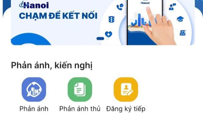 Ứng dụng iHanoi bước đầu nhận được sự quan tâm của người dân.
