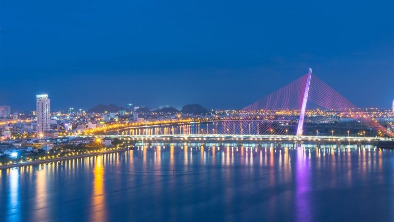 Khu vực hai bên bờ sông Hàn, trung tâm Đà Nẵng. (Ảnh: Dreamtime)