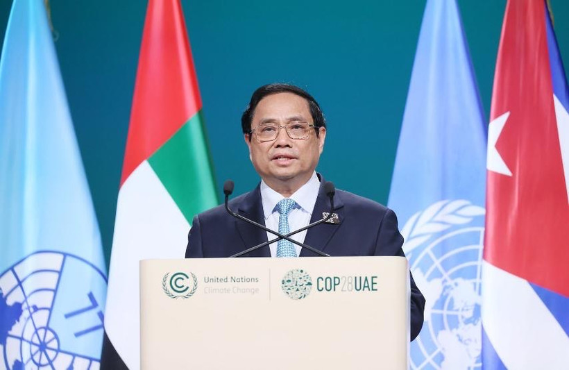 Thủ tướng Phạm Minh Chính phát biểu tại hội nghị. 
