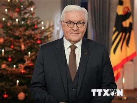 Tổng thống Đức Frank-Walter Steinmeier trong bài phát biểu về tình trạng quốc gia tại Berlin, ngày 28/10. (Ảnh: DW/TTXVN)