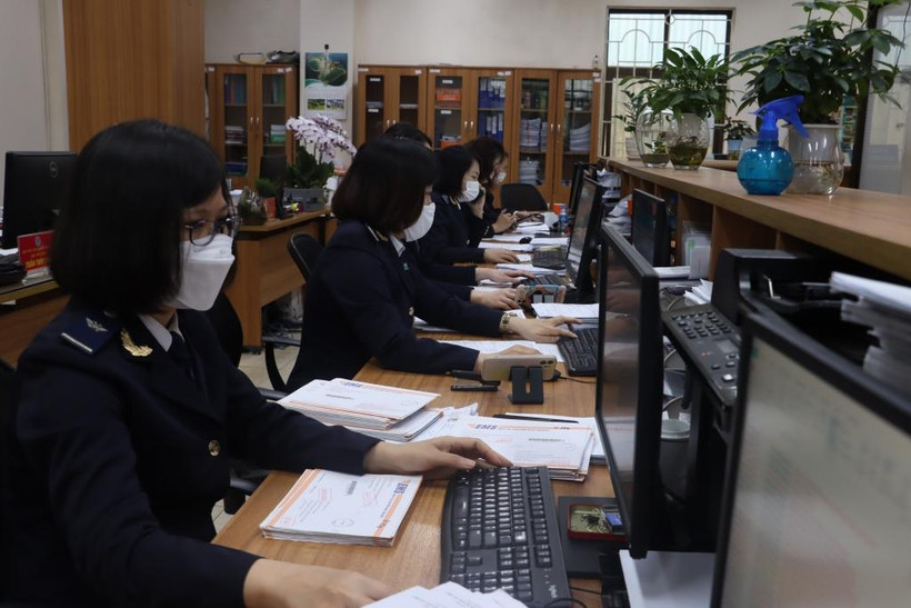 Hoạt động tại Cục Hải quan Hải Phòng. 