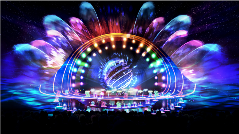 Có rất nhiều hiệu ứng được sử dụng trong show "Nụ hôn của biển cả", từ nước, lửa, laser… đến pháo hoa. 