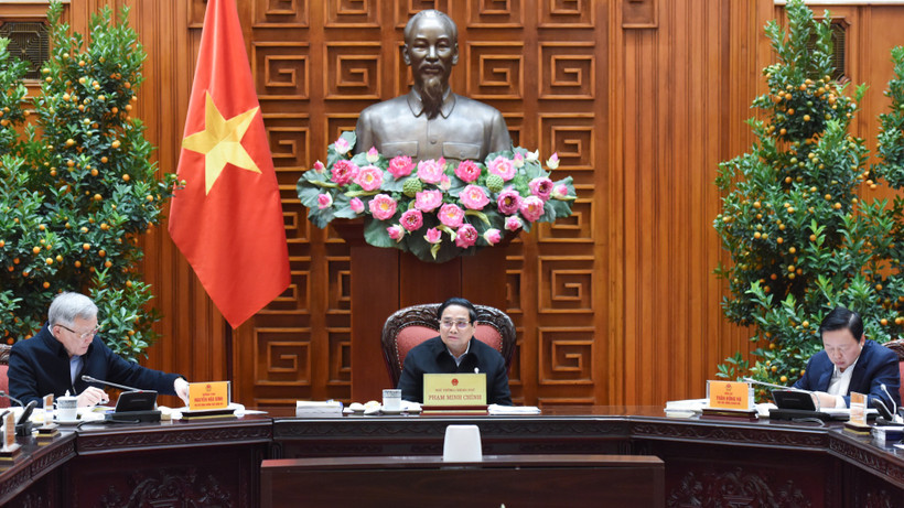 Thủ tướng Phạm Minh Chính chủ trì Phiên họp lần thứ 9 Ban Chỉ đạo tinh gọn bộ máy của Chính phủ.