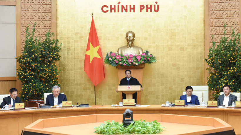 Thủ tướng Phạm Minh Chính chủ trì cuộc họp.