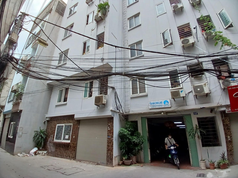 Một chung cư mini trong ngõ 29 Khương Hạ (Thanh Xuân, Hà Nội).