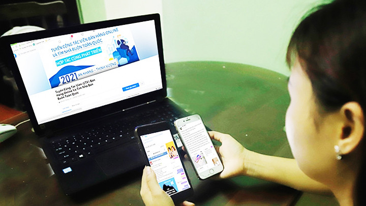 Lừa đảo trực tuyến nhắm vào nhiều đối tượng. Ảnh: VOV.VN