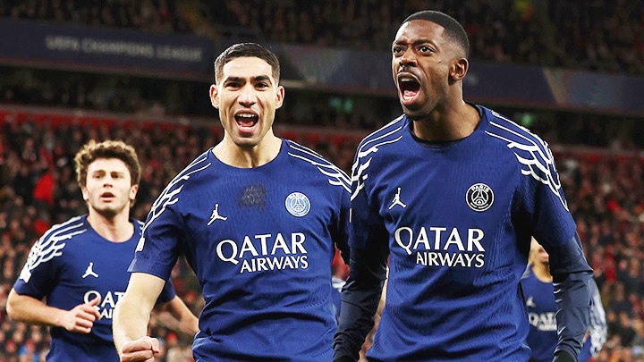 Dembele và đồng đội đã có một đêm thi đấu xuất sắc mang lại chiến thắng cho PSG.