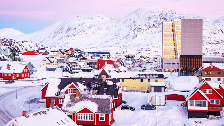 Thủ đô Nuuk của Greenland. Ảnh: CNN