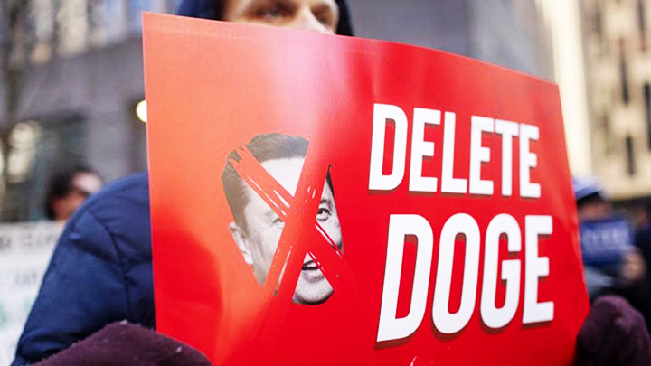 Việc mạnh tay cắt giảm của DOGE vấp phải ý kiến trái chiều. Ảnh: GETTY IMAGES