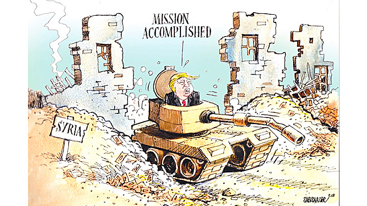 Biếm họa: SABIR NAZAR