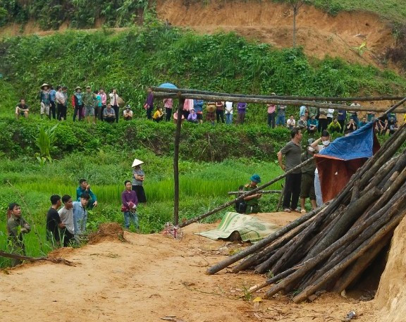 Hiện trường vụ việc.