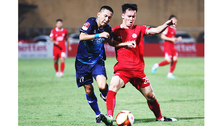 CLB Viettel có chiến thắng 2-0 trước CLB Topeland Bình Định. Ảnh: LÊ MINH