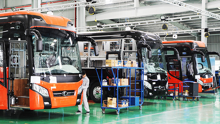 Một doanh nghiệp đầu đàn trong ngành ô-tô. Ảnh: NGUYỆT ANH