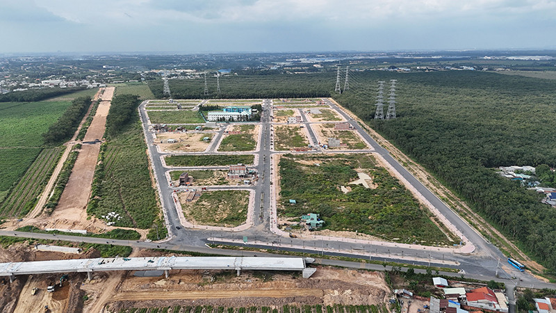 Khu tái định cư Long Đức (huyện Long Thành) phục vụ dự án cao tốc Biên Hòa-Vũng Tàu đã hoàn thiện hạ tầng.