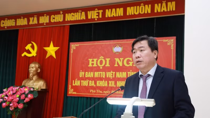 Đồng chí Trần Hữu Thế, Chủ tịch Ủy ban Mặt trận Tổ quốc Việt Nam tỉnh Phú Yên Khóa 12 (nhiệm kỳ 2024-2029).