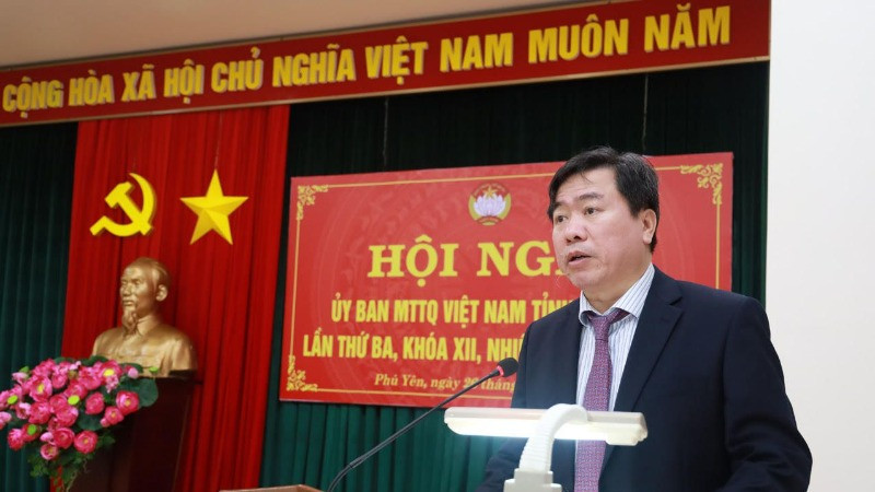 Đồng chí Trần Hữu Thế, Chủ tịch Ủy ban Mặt trận Tổ quốc Việt Nam tỉnh Phú Yên Khóa 12 (nhiệm kỳ 2024-2029).