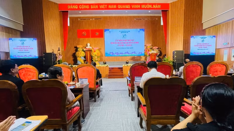 Quang cảnh buổi lễ. (ẢNH: CHI MAI)