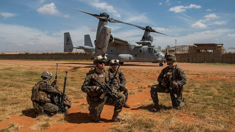 Binh sĩ Mỹ tham gia chống IS tại Somalia. Ảnh: CNN