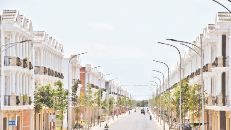 Một góc thành phố Gò Công hôm nay.