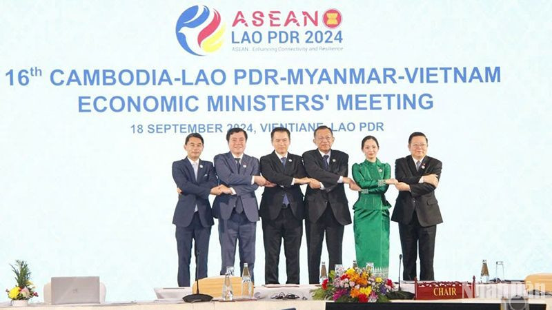 Các đại biểu tham dự hội nghị chụp ảnh lưu niệm. (Ảnh: Hải Tiến)