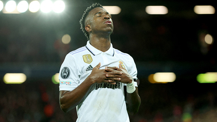 Vinicius đang là ngôi sao tỏa sáng ở Real.