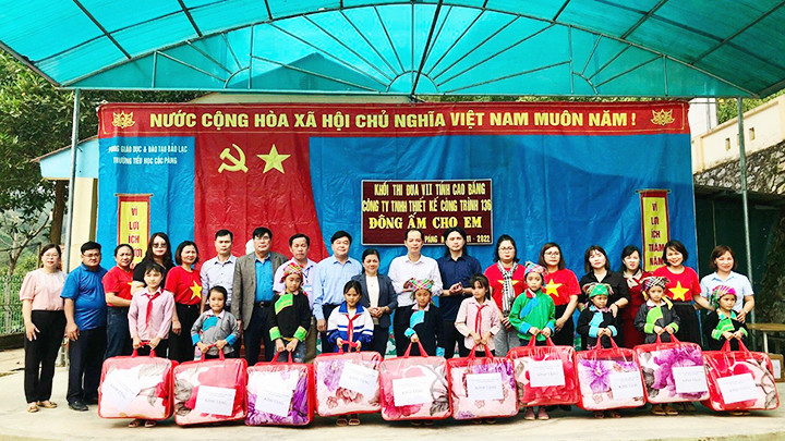 Một hoạt động thiện nguyện có sự phối hợp với chuyên mục Trang viết yêu thương.