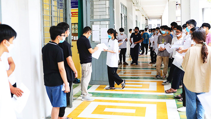 Mùa tuyển sinh năm nay, nhiều trường đại học tổ chức kỳ thi đánh giá năng lực riêng. Ảnh: TTXVN