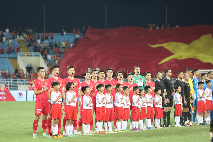 Mục tiêu đầu tiên của ĐTVN là xây dựng thành công lối vận hành chiến thuật hiệu quả. Ảnh: LÊ MINH