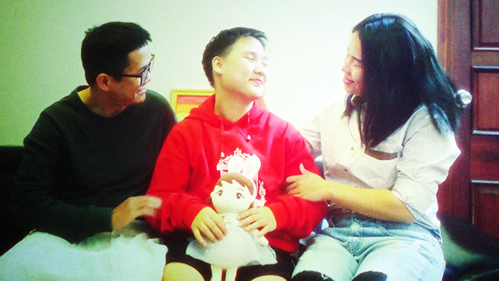 Một cảnh trong phim “Khoảng lặng yêu thương”. 