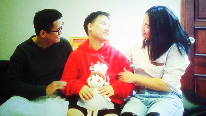 Một cảnh trong phim “Khoảng lặng yêu thương”. 