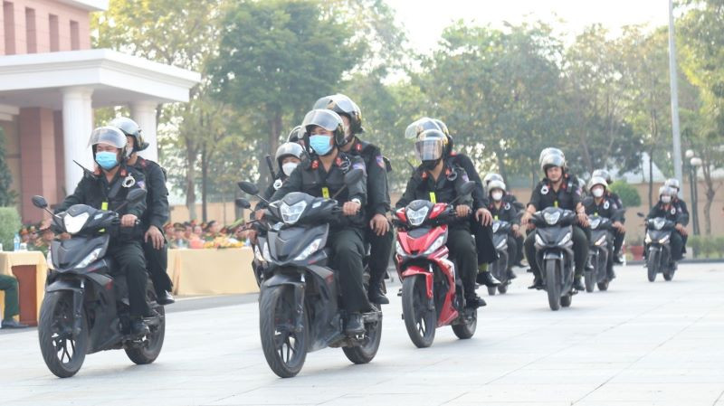 Công an tỉnh Bình Dương ra quân cao điểm tấn công, trấn áp các loại tội phạm nhằm bảo đảm an ninh trật tự dịp Tết Nguyên đán Giáp Thìn năm 2024.