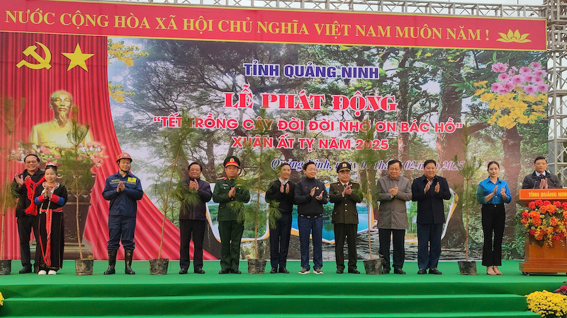 Lễ Phát động “Tết trồng cây đời đời nhớ ơn Bác Hồ” Xuân Ất Tỵ 2025.
