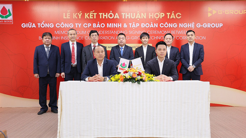 Bảo Minh & G-Group ký kết thỏa thuận hợp tác.