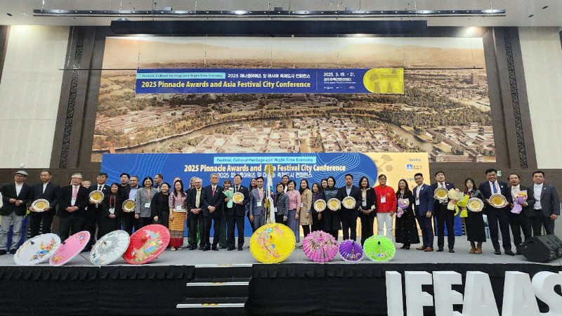 Đêm trao giải thưởng Lễ hội châu Á năm 2025 tại Hàn Quốc.