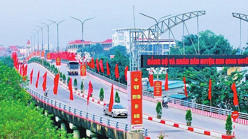 Nho Quan là huyện miền núi có diện tích tự nhiên lớn nhất tỉnh Ninh Bình.