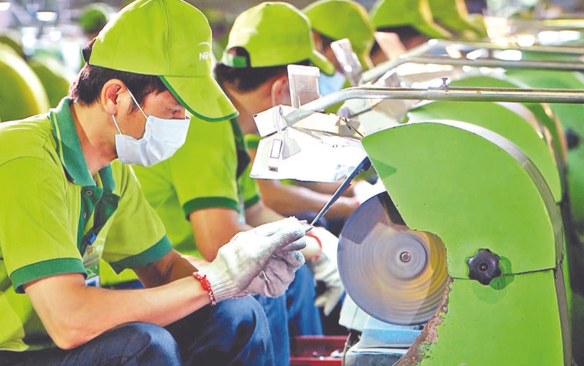 Hơn 95% lao động tại Công ty cổ phần Kềm Nghĩa đã trở lại làm việc.