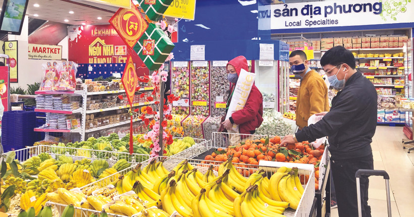 Các mặt hàng sản xuất trong nước được người tiêu dùng tin tưởng lựa chọn.